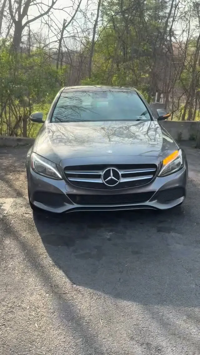 Clean Mercedes after detailing